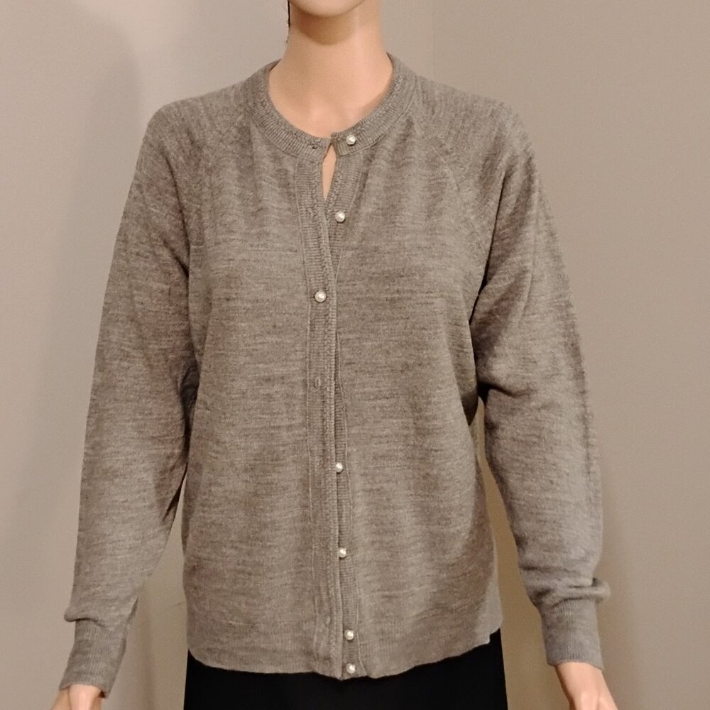 Long sleeve button up sweater